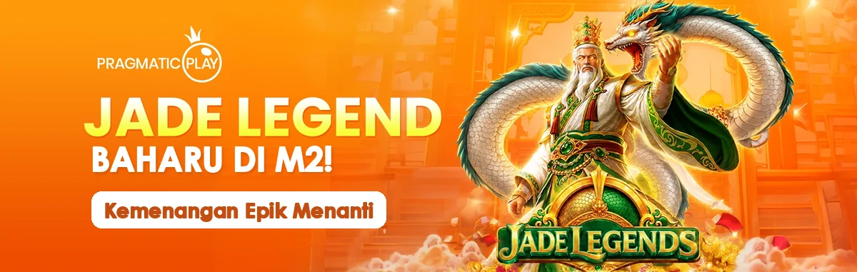 Sepanduk slot Jade Legends daripada Pragmatic Play, baharu di M2