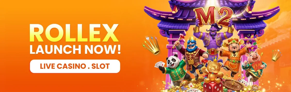 Rollex live casino and slots, launched at M2